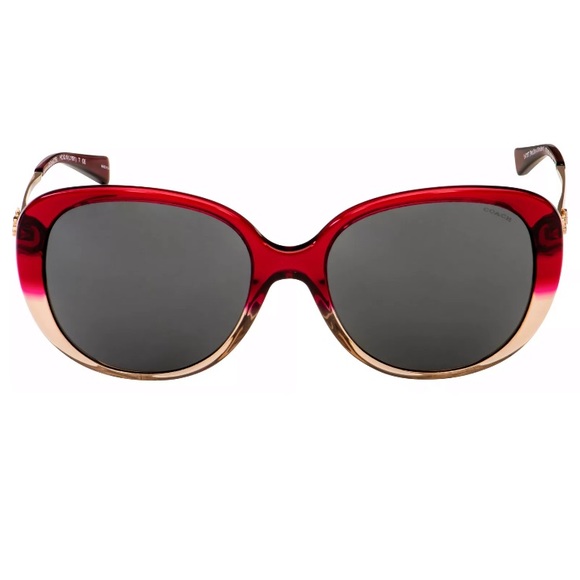 Coach Accessories - COACH Oversized Red Sunglasses New